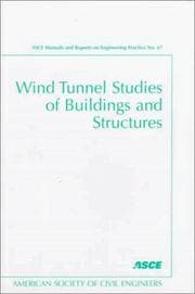 Tapa de Wind tunnel studies of buildings and structures