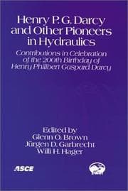 Tapa de Henry P.G. Darcy and other pioneers in hydraulics