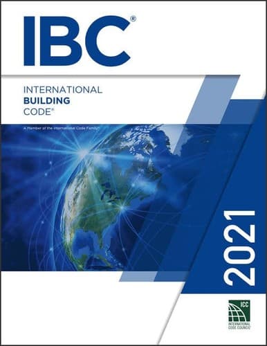 Tapa de 2021 International Building Code