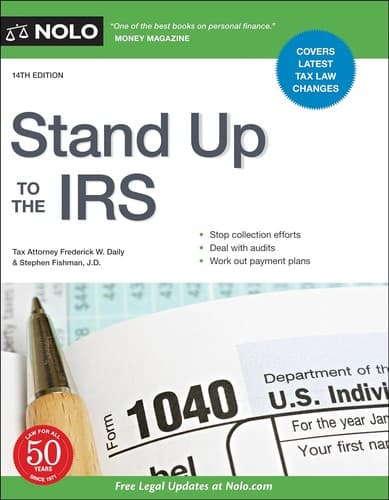 Tapa de Stand up to the IRS