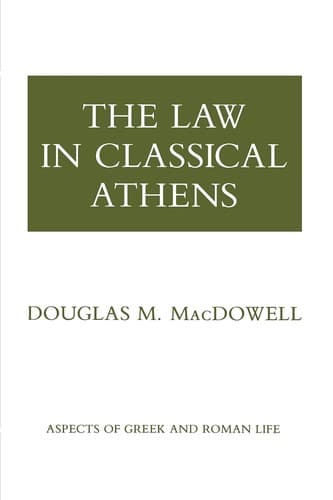 Tapa de The law in classical Athens