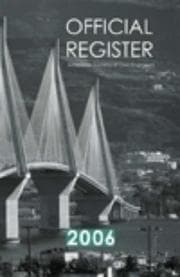 Tapa de Official Register 2006