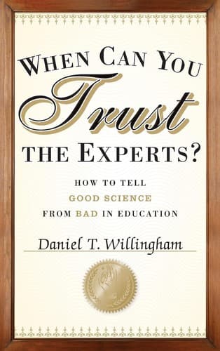 Tapa de When can you trust the experts?