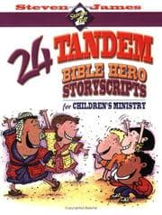 Tapa de 24 tandem Bible hero storyscripts for children's ministry