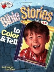 Tapa de Bible Stories to Color and Tell