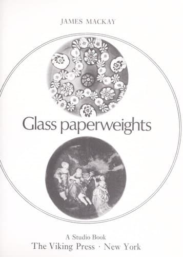 Tapa de Glass paperweights.