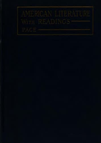 Tapa de American literature