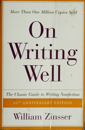 Tapa de On writing well