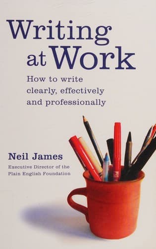 Tapa de Writing at Work