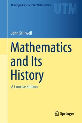 Tapa de Mathematics and Its History