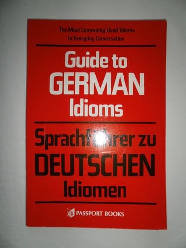 Tapa de Guide to German idioms