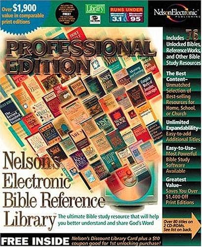 Tapa de Nelson's Electronic Bible Reference Library