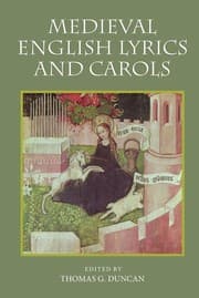 Tapa de Medieval English Lyrics and Carols