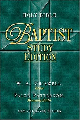 Tapa de Holy Bible - Baptist Study Edition