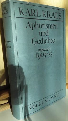 Tapa de Aphorismen und Gedichte