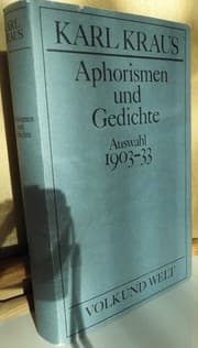 Tapa de Aphorismen und Gedichte