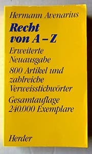 Tapa de Recht von A-Z