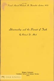 Tapa de Librarianship and the pursuit of truth