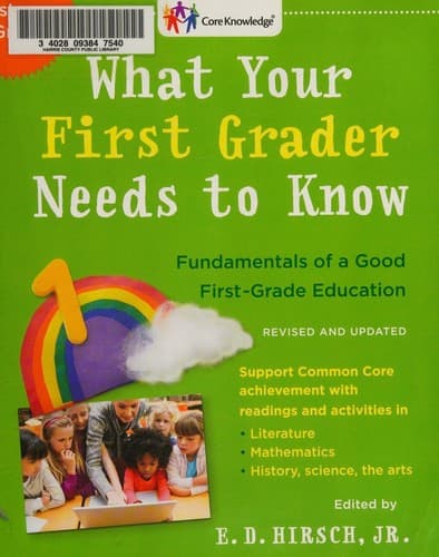 Tapa de What your first grader needs to know