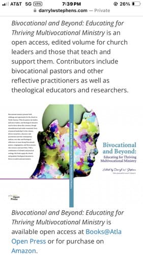 Tapa de Bivocational and Beyond