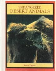 Tapa de Endangered Desert Animals