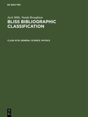 Tapa de Bliss Bibliographic Classification: Class AY/B