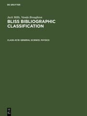 Tapa de Bliss Bibliographic Classification