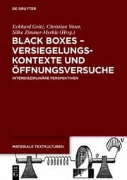 Tapa de Black Boxes - Versiegelungskontexte Und Öffnungsversuche