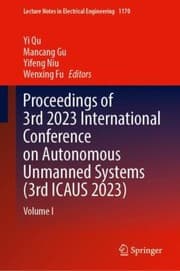 Tapa de Proceedings of 3rd 2023 International Conference on Autonomous Unmanned Systems