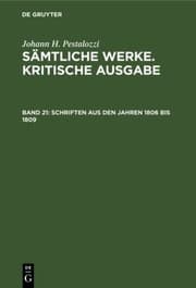 Tapa de Schriften Aus Den Jahren 1806 Bis 1809