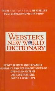 Tapa de Webster's New World Dictionary