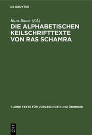 Tapa de Alphabetischen Keilschrifttexte Von Ras Schamra
