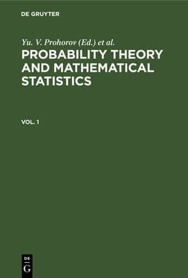 Tapa de Probability Theory and Mathematical Statistics. Vol. 1