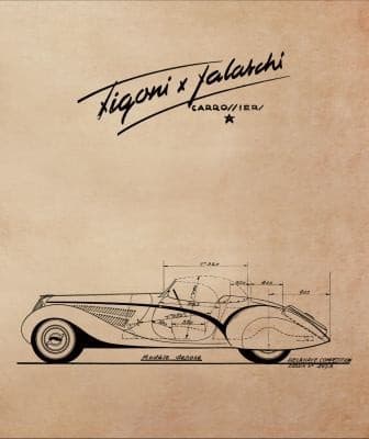 Tapa de Figoni on Delahaye