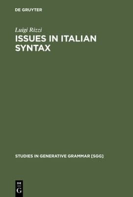Tapa de Issues in Italian Syntax