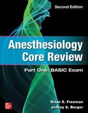 Tapa de Anesthesiology Core Review : Part One
