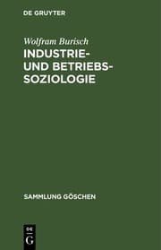 Tapa de Industrie- und Betriebssoziologie