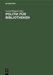 Tapa de Politik Für Bibliotheken
