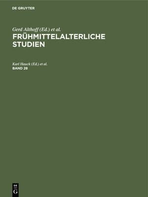 Tapa de Frühmittelalterliche Studien