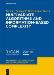 Tapa de Multivariate Algorithms and Information-Based Complexity
