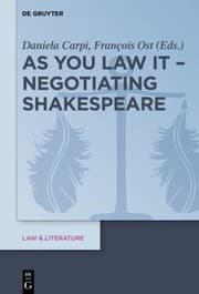 Tapa de As You Law It - Negotiating Shakespeare