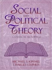 Tapa de Social and political theory