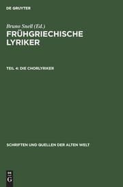 Tapa de Die Chorlyriker