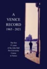 Tapa de Venice Record 1965-2021