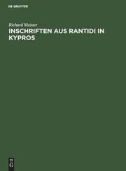 Tapa de Inschriften Aus Rantidi in Kypros