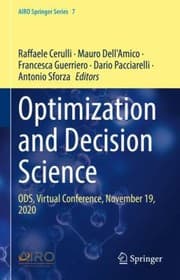 Tapa de Optimization and Decision Science