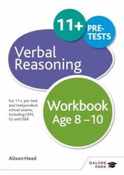 Tapa de Verbal Reasoning, Age 8-10