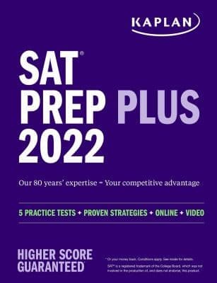 Tapa de SAT Prep Plus 2022