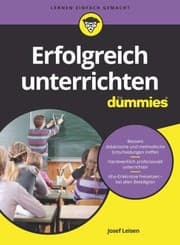 Tapa de Erfolgreich Unterrichten Für Dummies