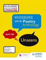 Tapa de Working with the Poetry Anthology and the Unseens